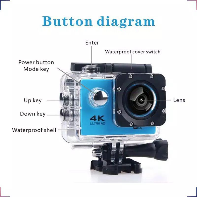 Sports camera Kogan 4K ultra Full HD DV 18 MP WIFI ORIGINAL