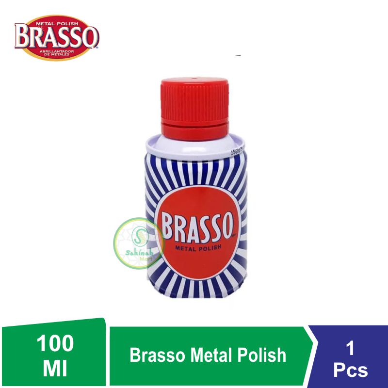 Brasso metal polish 100ml penghilang kusam dan pengkilat logam / Sakinah supermarket