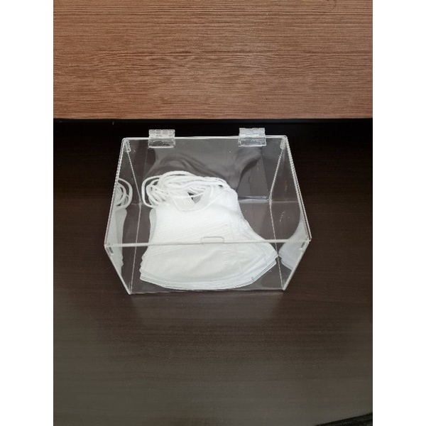 Akrilik Tempat / Wadah Masker KN95 dan Duckbill Mask