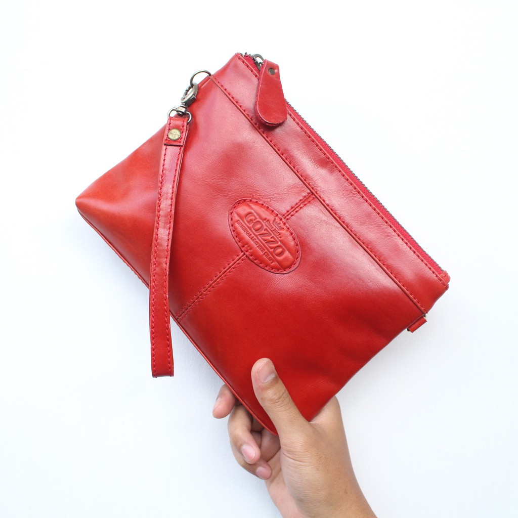 CLUTCH WANITA KULIT ASLI LILIANA / FREE GRAVIR NAMA