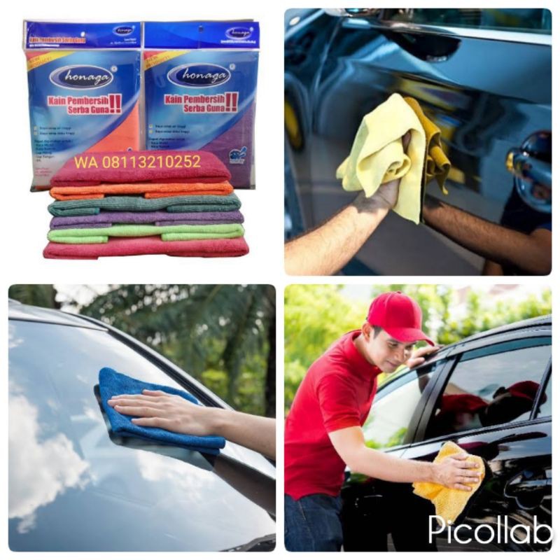 KAIN LAP MICROFIBER HALUS ORIGINAL HONAGA