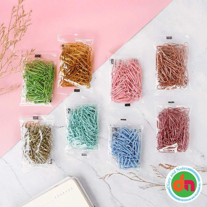 

Klip Kertas Aneka Warna Color Sprinkle Paper Clip Pack
