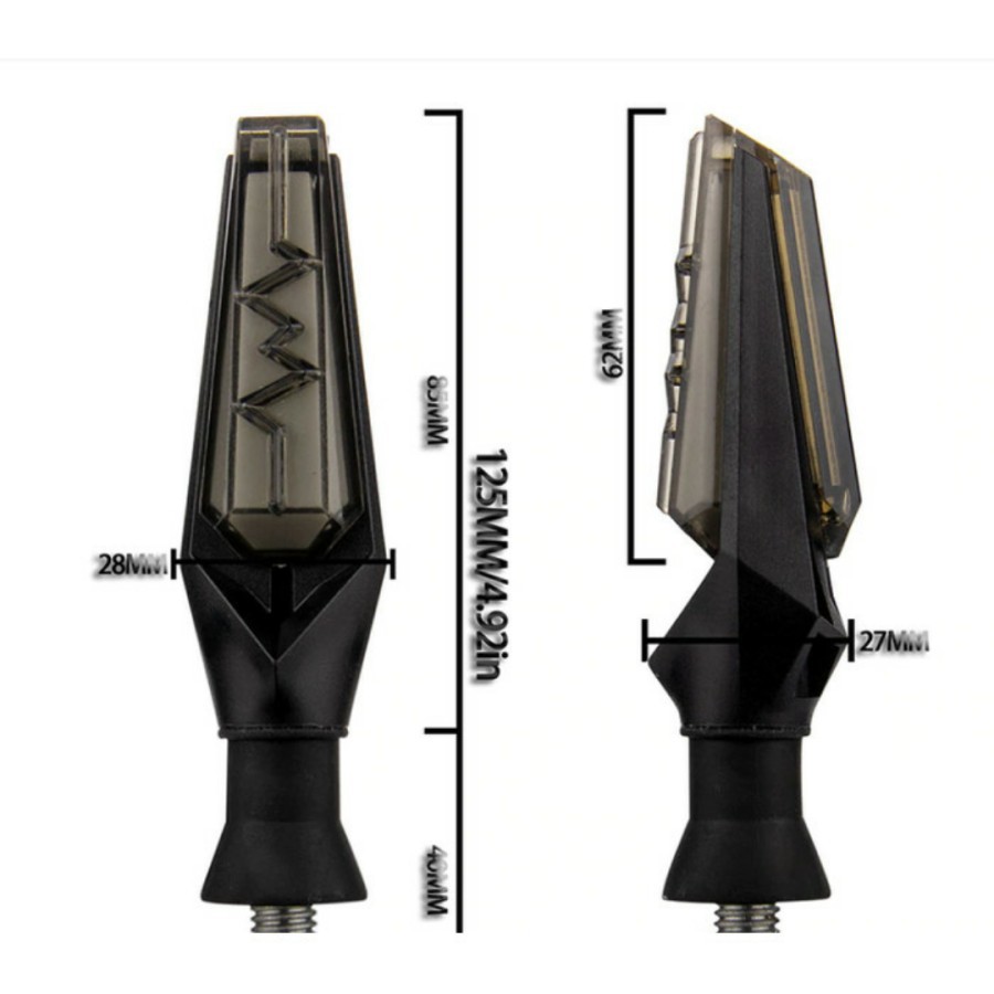 Lampu Sen Sein Running Detak Universal Semua Motor Aksesoris Sparapart Sen Sein Variasi Motor