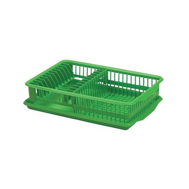 Lion Star Dish Rack With Tray Rak Piring Minimalis A-8 + Nampan - Random