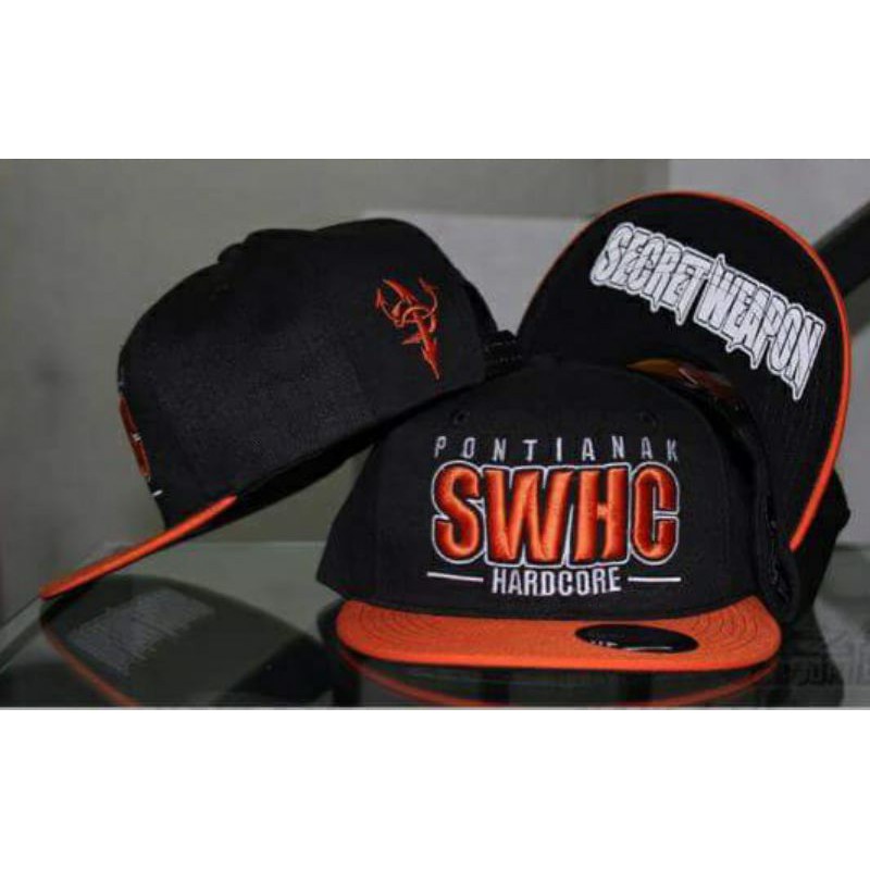 TOPI SNAPBACK BAND HARDCORE SCRET WEAPON ORI HADEATH