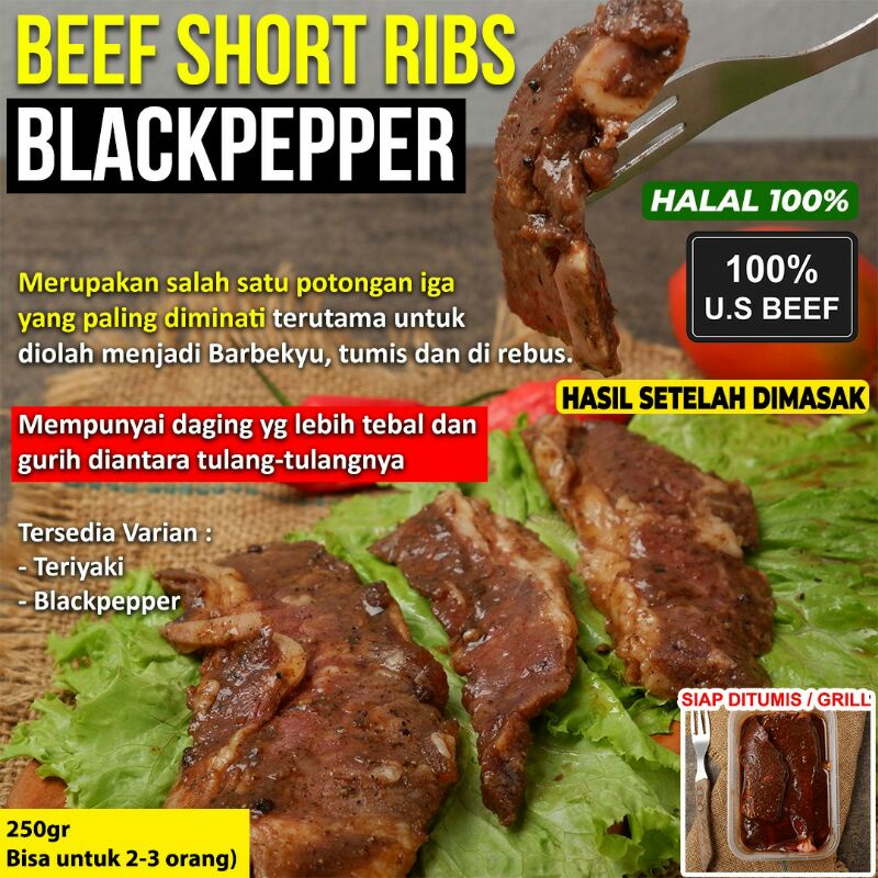 

Beef Short Ribs Marinasi (Frozen)