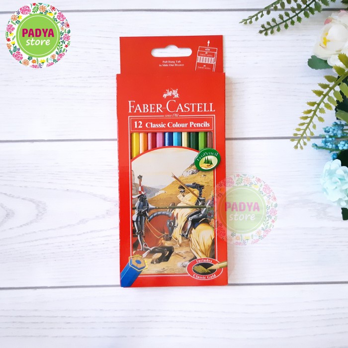 

Aman Faber Castell Pensil Warna Classic Colour Pencil Isi 12 Warna Bagus