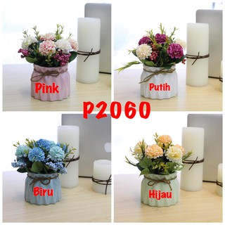 COD TL88 Bunga Palsu Flower Artificial Pot  Keramik  