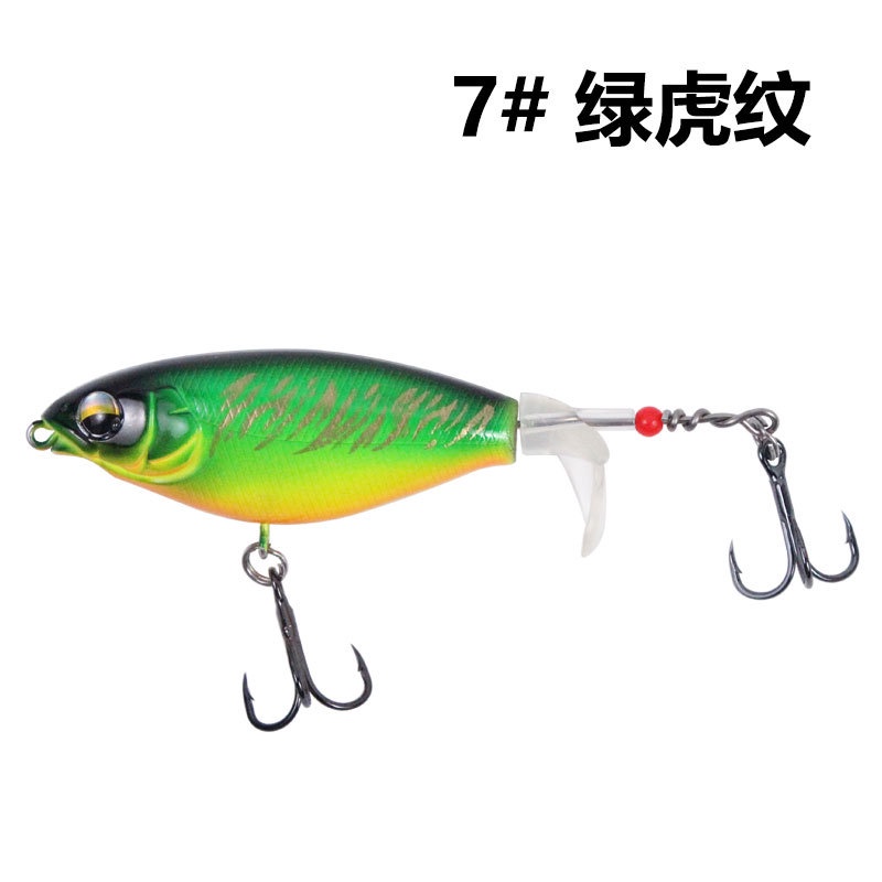 1Pc Umpan Pancing Hard Bait Bentuk Ikan Imitasi 6.5cm 6g Popper Fishing Lure Swimbait Bass Wobbler Floating Bait Tackle