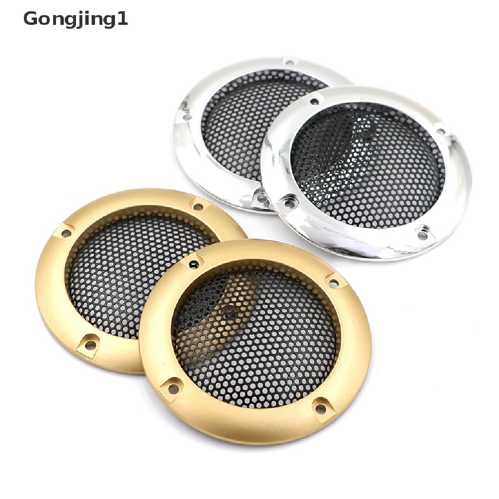 Gongjing1 2pcs cover speaker Audio Ukuran 2 &quot;Bahan metal mesh