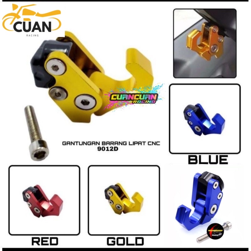 GANTUNGAN BARANG MOTOR MODEL ROBOT CNC / CENTOLAN BARANG NMAX VARIO MIO SCOPY SUPRA JUPITER VEGA