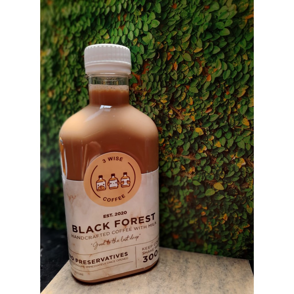 

3 Wise Coffee Black Forest 300ml 350ml 500ml 1L