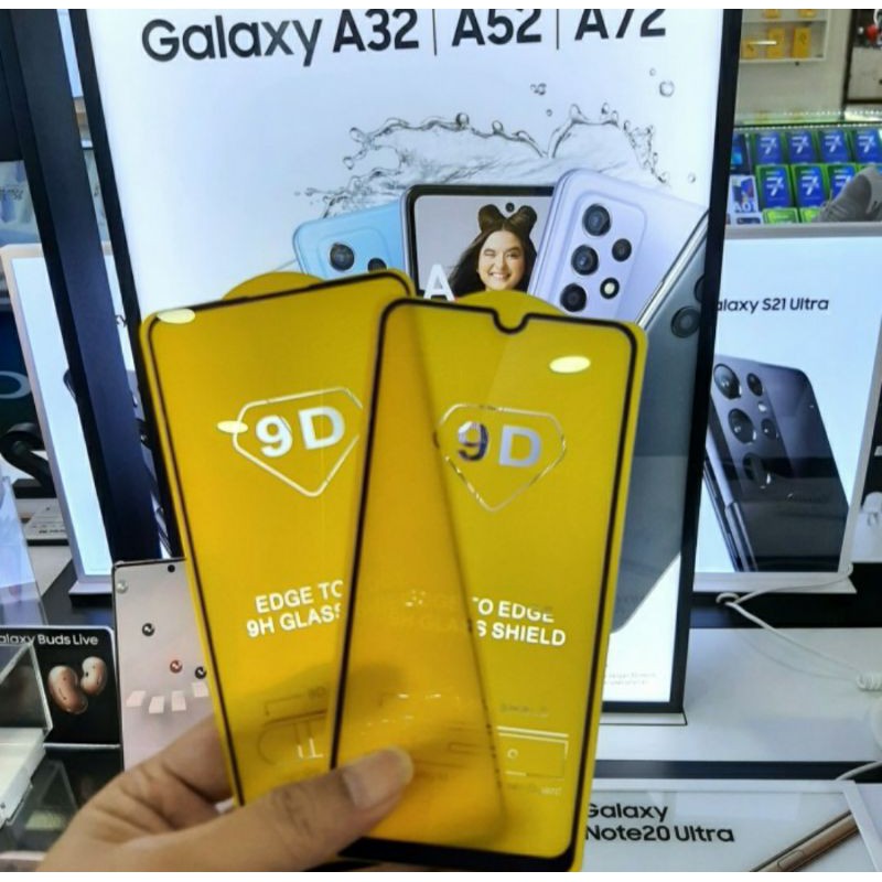 Samsung A32 A52 A52s 5G A72 tempered glass anti gores kaca full lcd