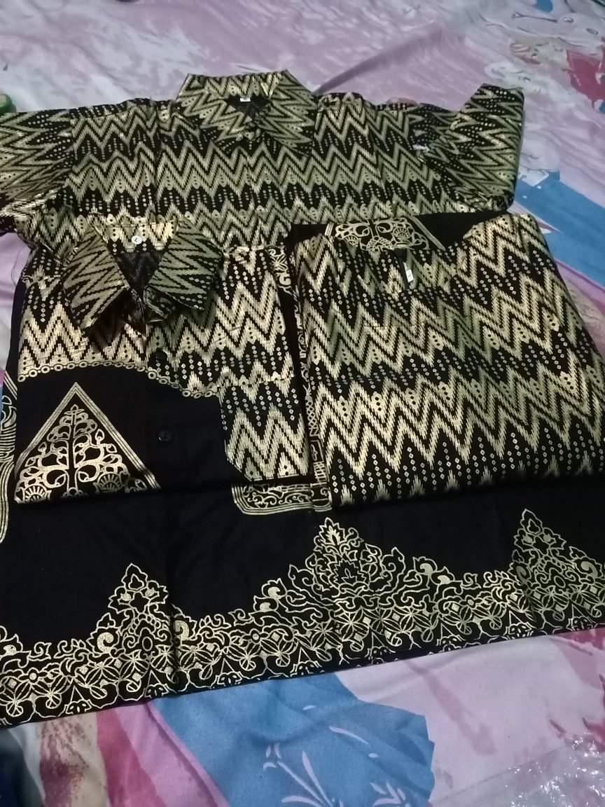 Bisa Pisah Batik Couple Keluarga Sania Ruffle Ori Ndoro Jowi Termurah Wayang Prodo