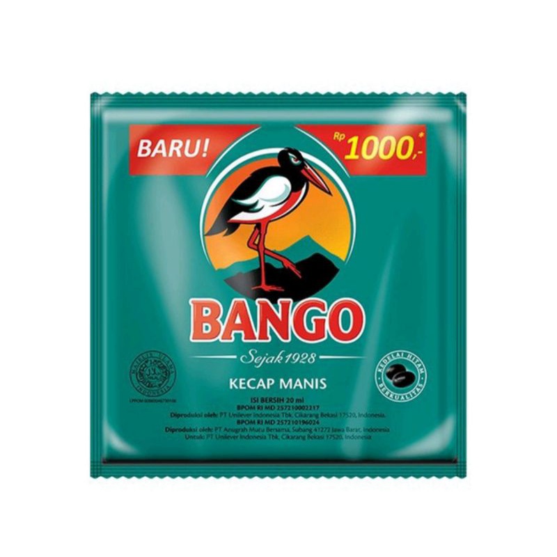 Kecap Manis BANGO Renteng (12 Sachet)