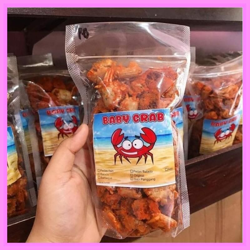 

BABY CRAB CRISPY PEDAS / KEPITING KRIYUK PEDAS 50GR | halal