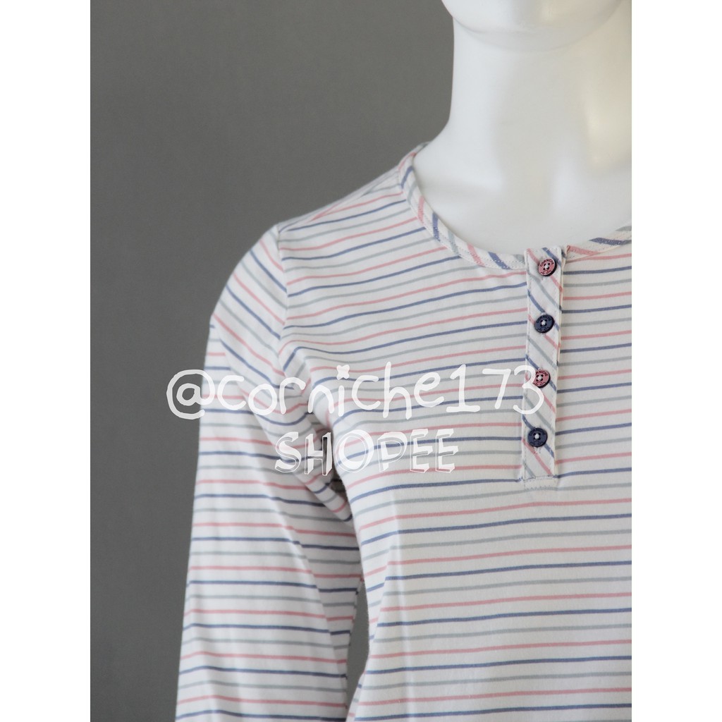 Corniche Varia Tee (Stripe) Blue - TK231181