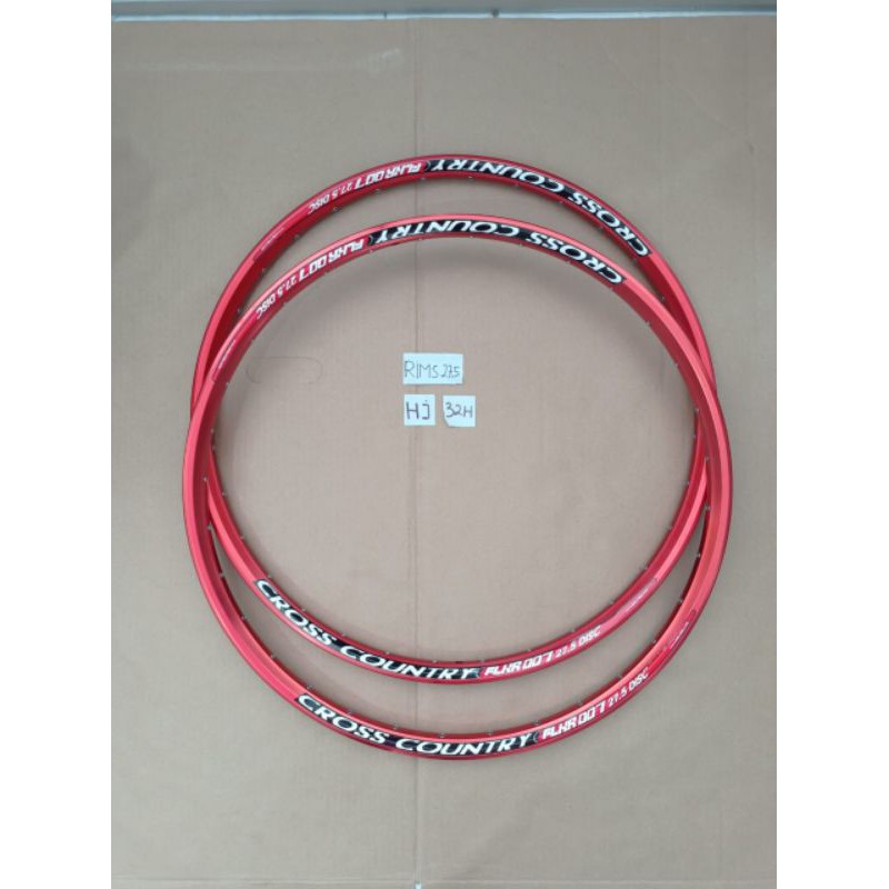 Rims 27.5 Folker 007 Cross Country 32H Red