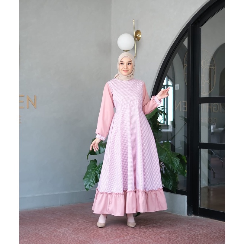 NATALIA DRES- DRES BERTALI DAN SAKU - UKURAN M-XL  - NEW MODEL - PAKAIAN WANITA - BISA COD