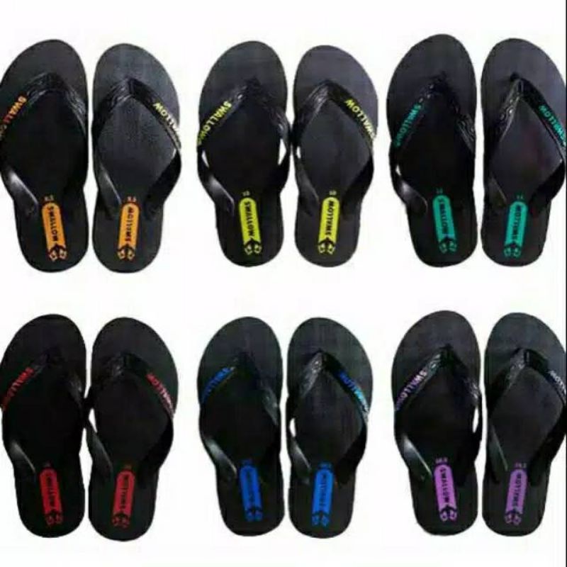 Sandal Jepit Swallow Black Pearl