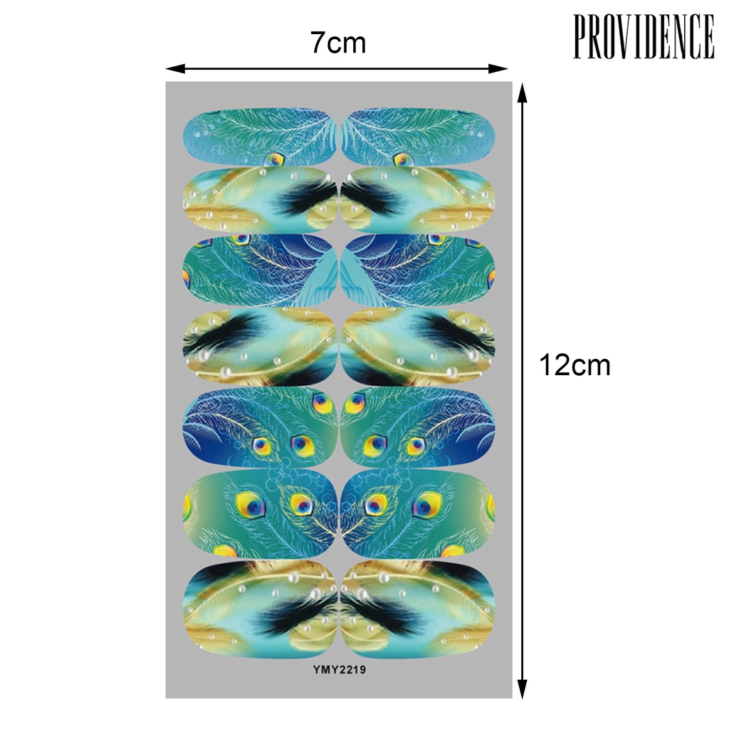 Providence Manicure Decal Safe Lightweight Easy to Apply 12-color Marble Pattern Nail Art Transfer Sticker for Women