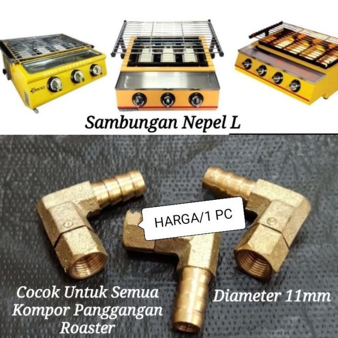 (:(:(:(] Nepel Selang Gas Kompor , Konektor , Sambungan Panggangan SOSIS
