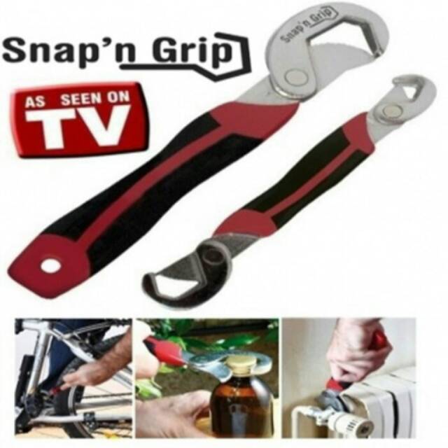 Kunci pas universal / multi ukuran snap n grip on tv