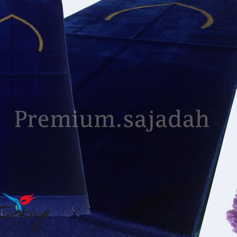 ➤ Sajadah Turkey Turkiye Motif Polos Minimalis Midi Premium Sajadah Turki Sejadah Travel Travelling 