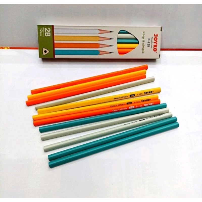 

Pensil / Pencil 2B Joyko P-125 Ecer (5pcs)