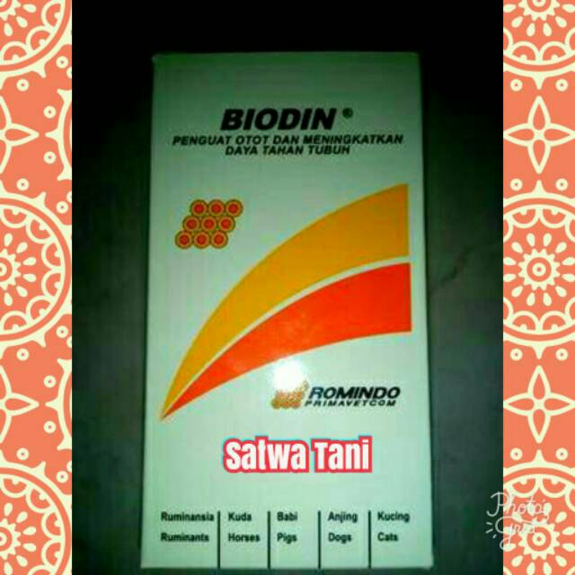 ATP, PENGUAT TUBUH HEWAN (BIODIN 100 ml)