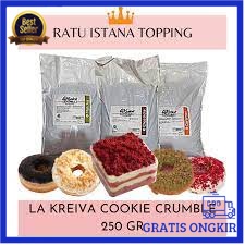 

LA KREIVA CRUMBLE REMAHAN BISKUIT BERBAGAI MACAM RASA REPACK 250gr