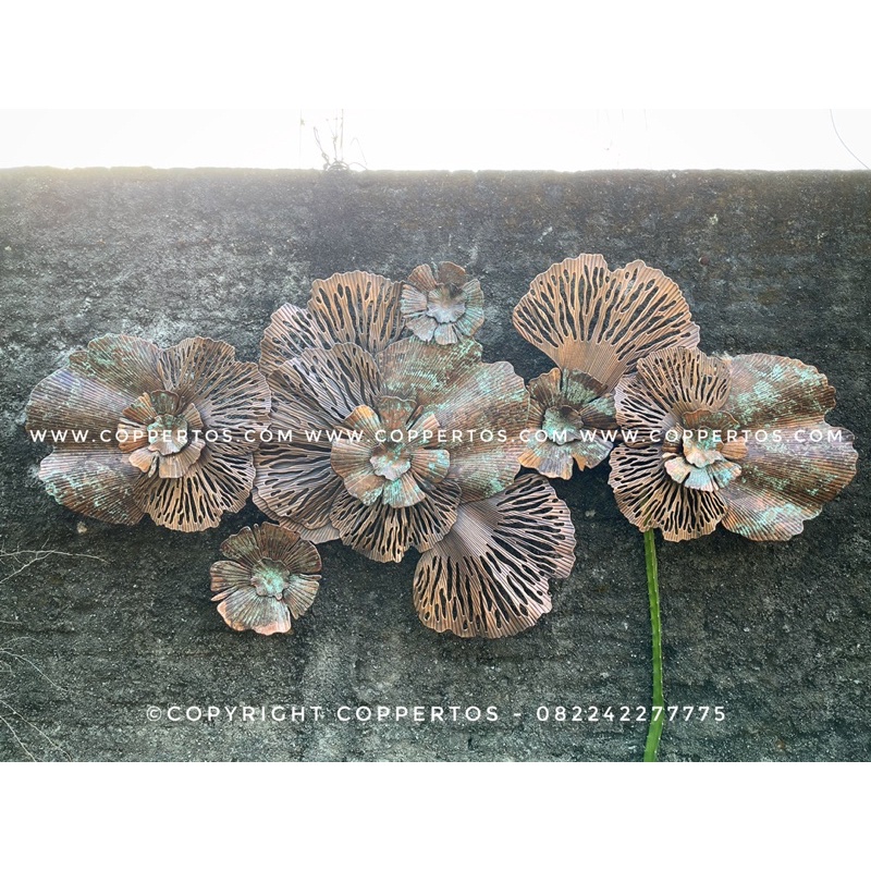 Wall art decoration - wall decor artistik tembaga - dekorasi dinding tembaga - wall decoration