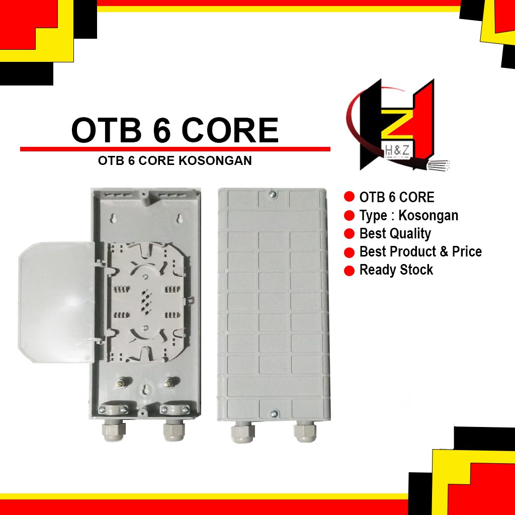 Otb 6 Core Kosongan/Roset 6 Core/Roset FTTH 6 Core/Fiber Optik FTTH