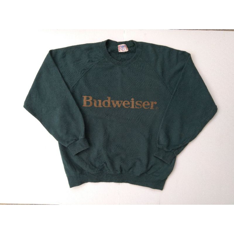 sweater budweiser , crewneck pria , hoodie pria  , crewneck  second , sweater second