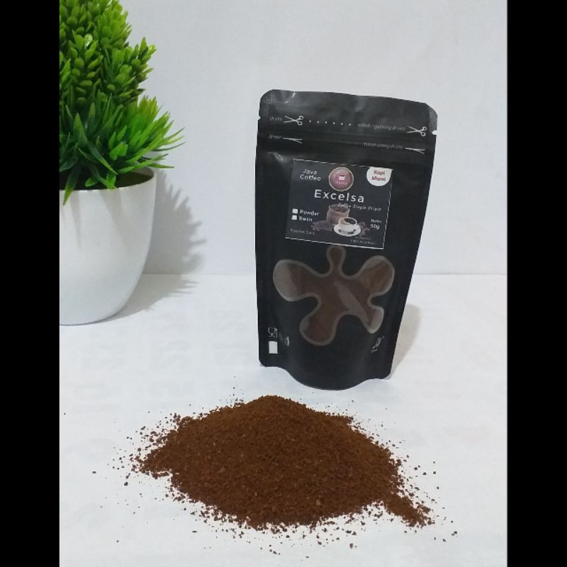 

Bubuk Kopi Java Excelsa 50 gram / kopi murni tanpa campuran