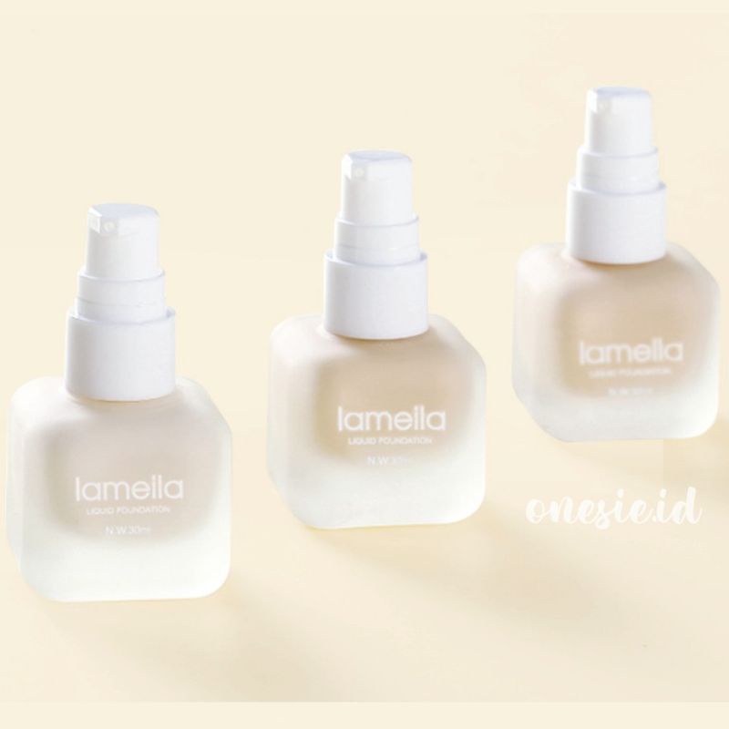 LAMEILA Liquid Foundation Beautiful Skin Botol bulat imut 3 Warna 30ml LA086