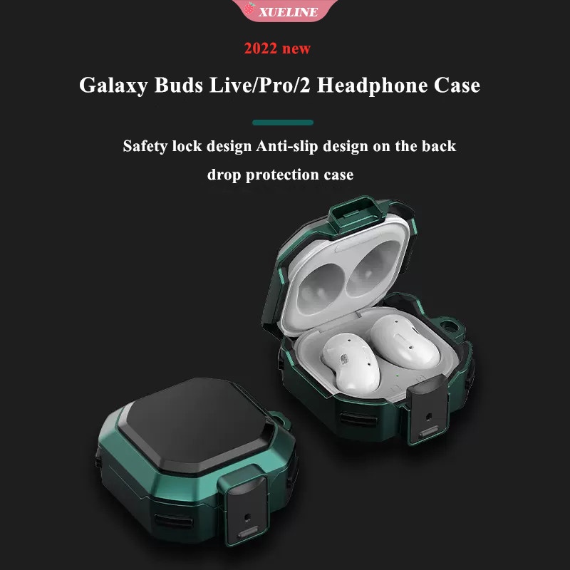 Casing Hardcase Shockproof Motif Army Untuk Samsung Galaxy Buds Live