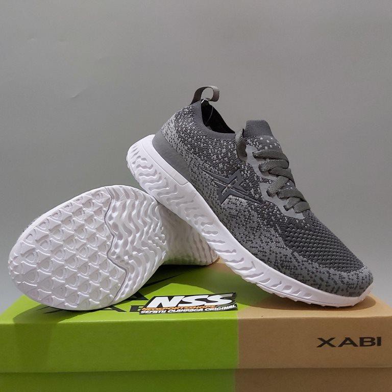 Sepatu Running XABI URBAN RUNNER Grey White Original Sepatu Lari