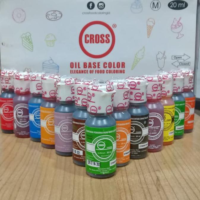 

TERPERCAYA PEWARNA CROSS OIL BASED 20ML TERLARIS
