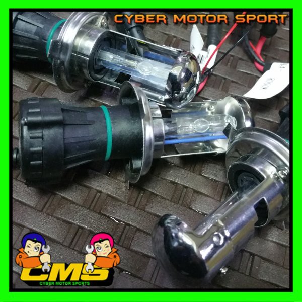 (unix) Bohlam HID H4 Hi Lo . Lampu HID Xenon mobil H4. Bohlam Headlamp HID H4. Bohlam foglamp H4.