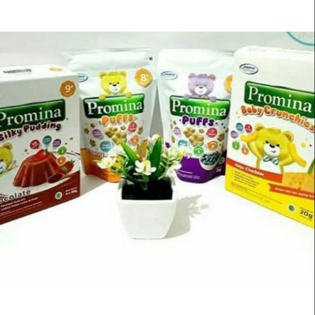 Paket promina slikypuding, promina puff promina baby crunchies