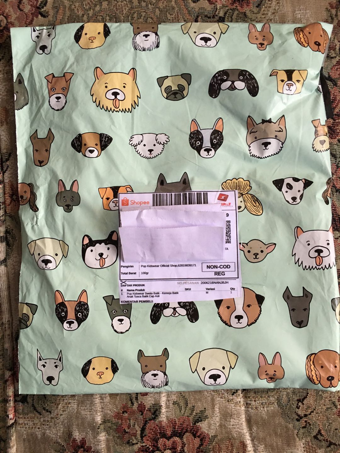 Pop Kidswear   Sweta Batik - Kemeja Batik Anak Tosca Batik Cap Asli