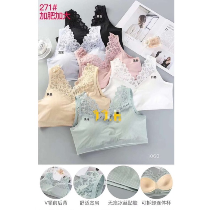 Bra Wanita Tanpa Kawat / Bra remaja / BH Wanita Import #271