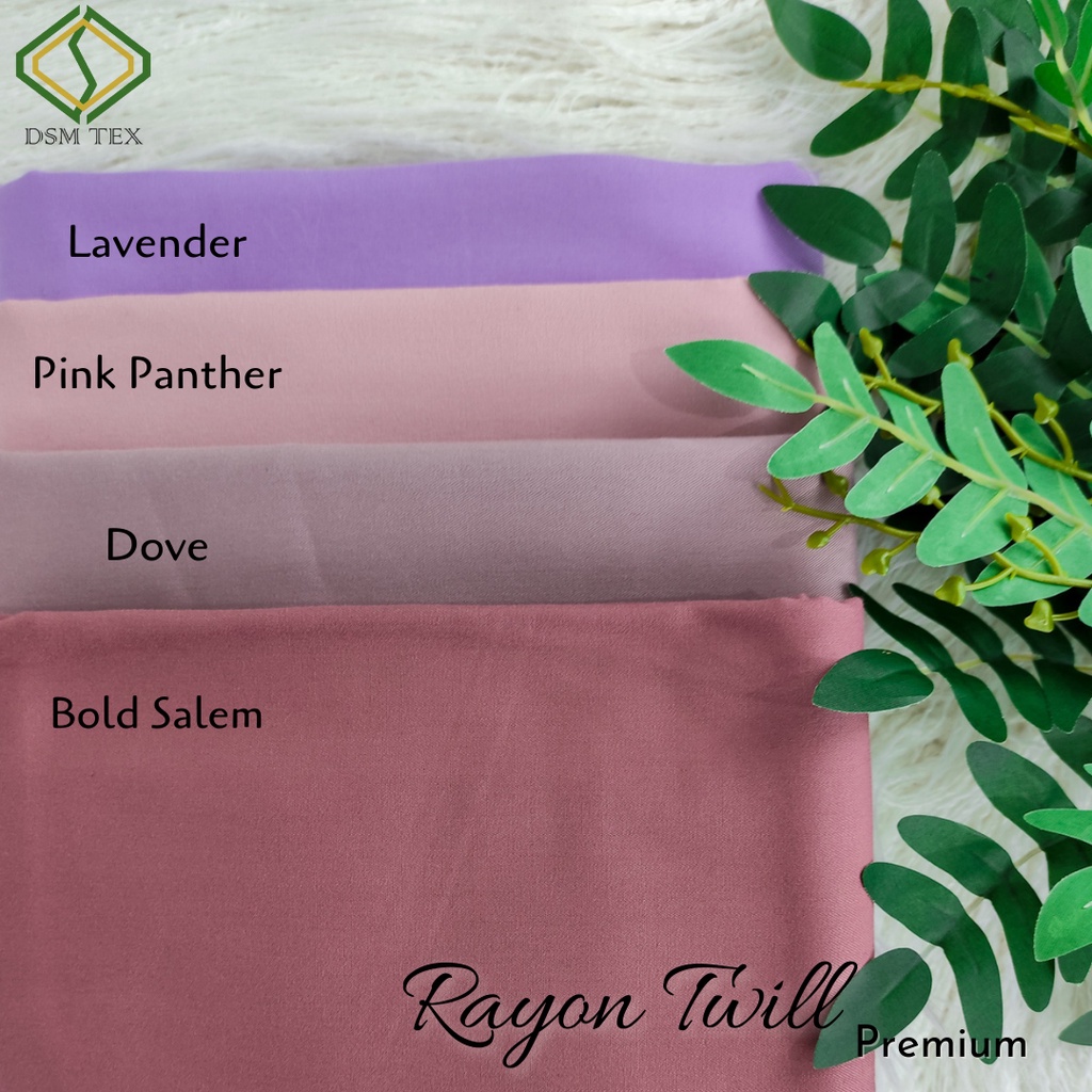 Kain Rayon Twill Ultrafine Lembutnya bikin Kulit merasa nyaman