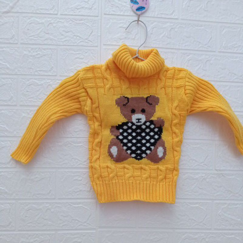 sweater anak perempuan. sweater rajut anak perempuan