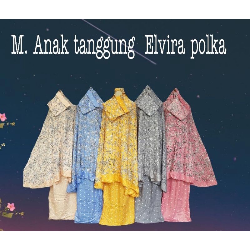 7-12 Tahun MUKENA ANAK MOTIF RAYON BALI MURAH
