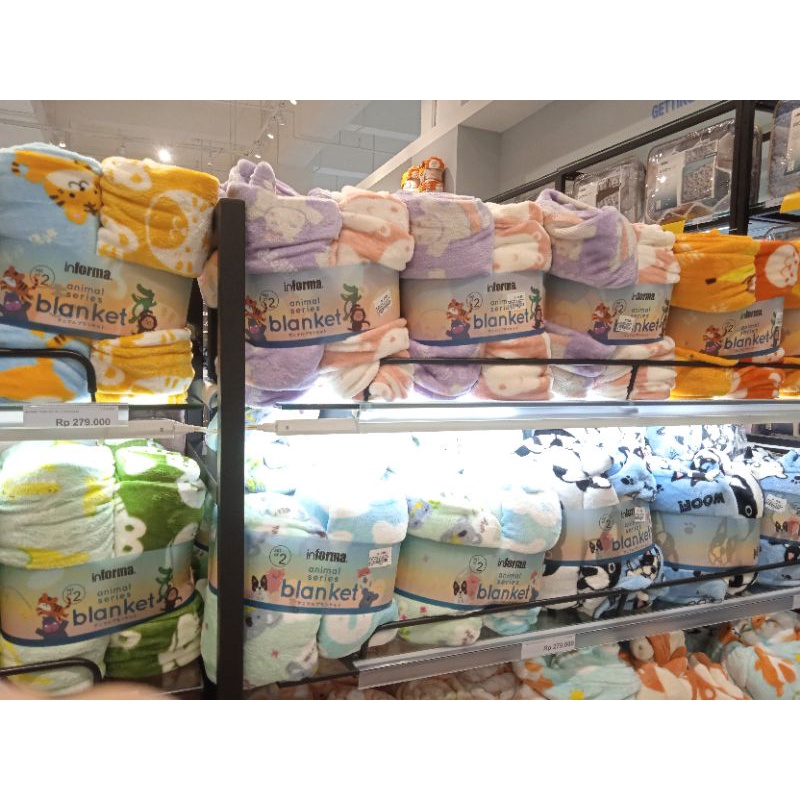 Selimut 125x152cm Animal Series Blanket Informa