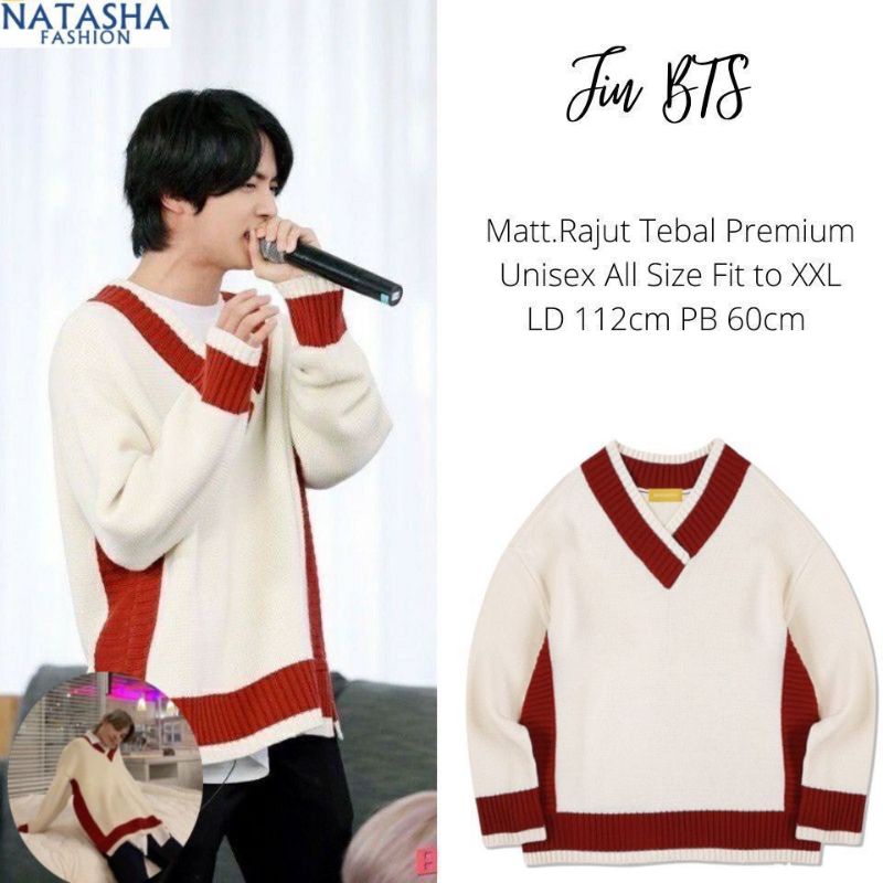 KOREAN RAJUT JIN BTS