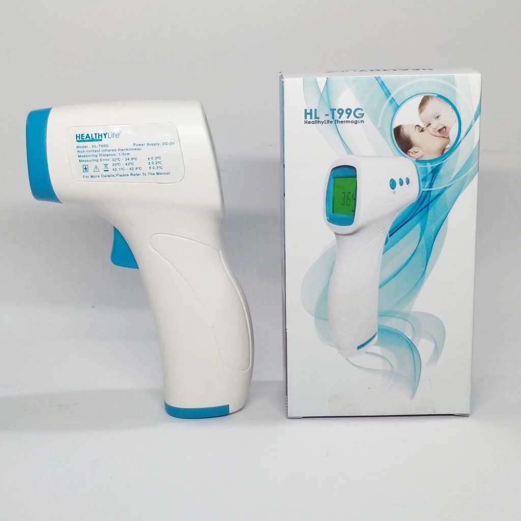 Thermo Gun thermometer infrared HealthyLife HL-T99G Manual Bahasa Indonesia ORIGINAL Thermogun