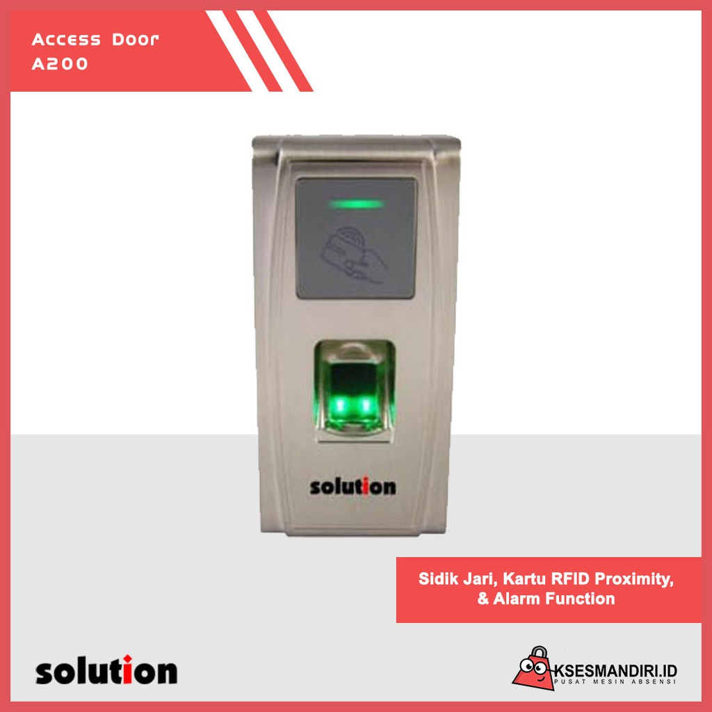 Mesin Absensi Fingerprint dan Access Door Solution A200